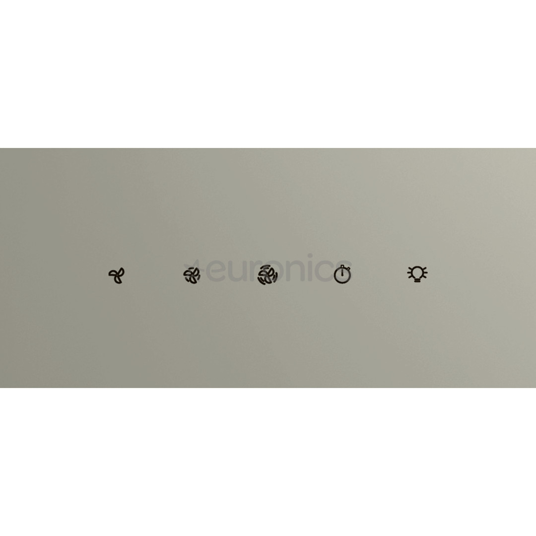 Whirlpool, 650 m³/h, laius 59,8 cm, hõbedane - Õhupuhasti