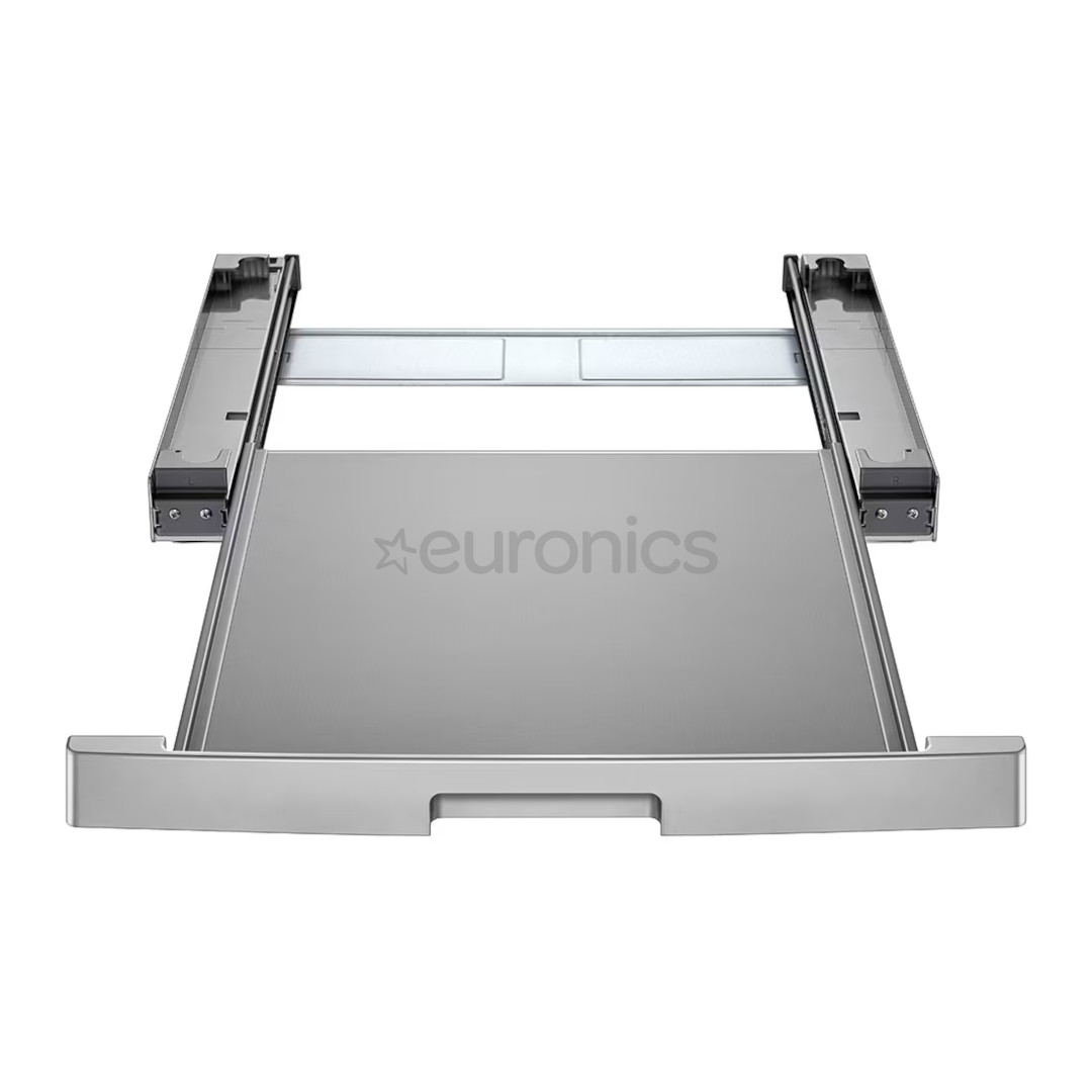 LG, grey - Stacking kit with pull-out shelf