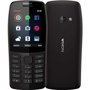 Nokia 210, must - Mobiiltelefon