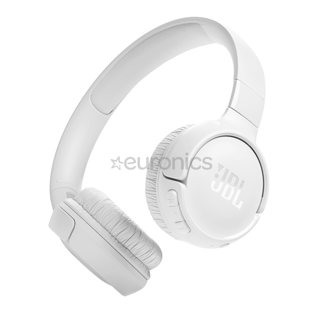 JBL Tune 520BT, white - Wireless on-ear headphones