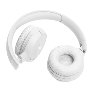 JBL Tune 520BT, valge - Kõrvapealsed juhtmevabad kõrvaklapid