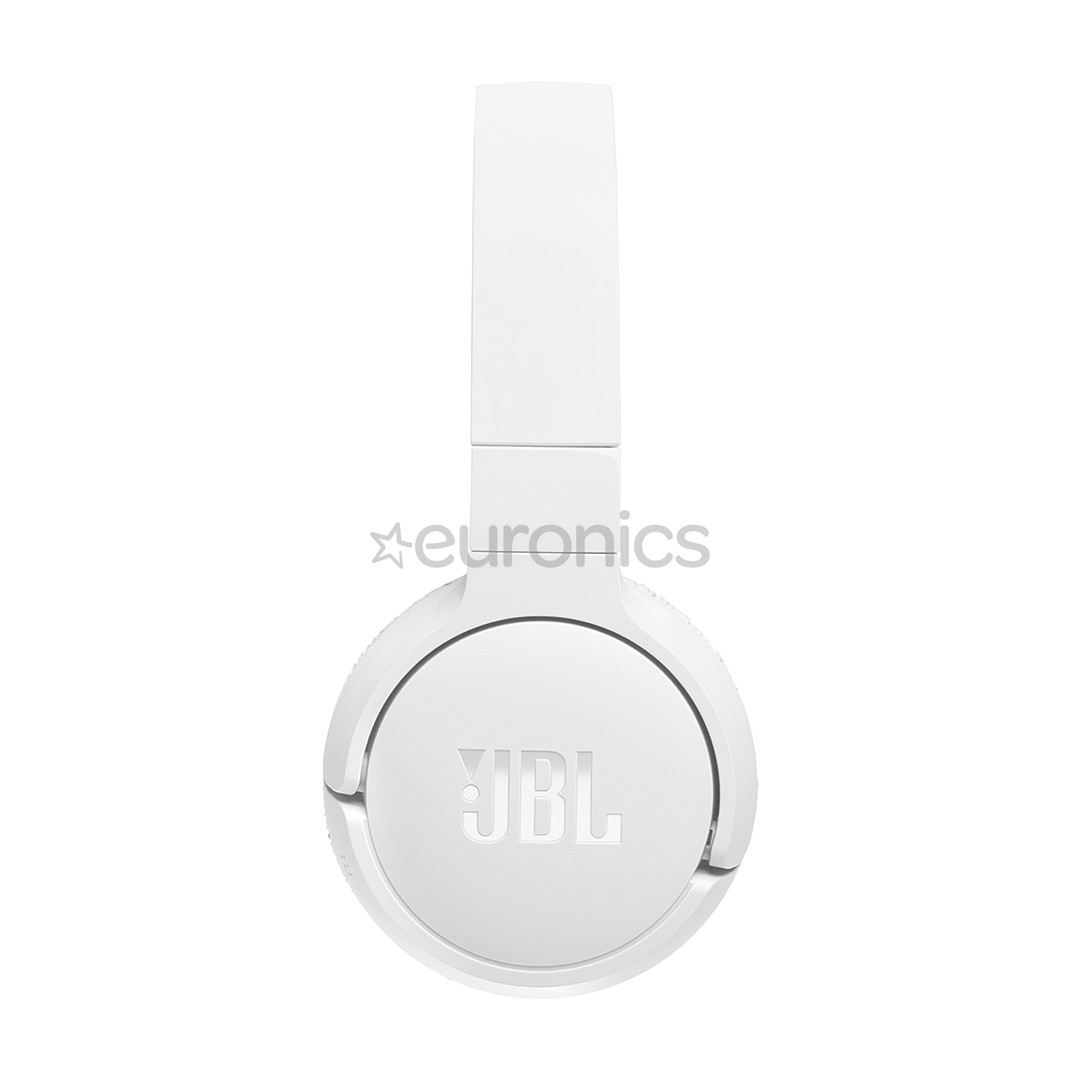 JBL Tune 670NC, адаптивное шумоподавление, белый - Накладные беспроводные наушники