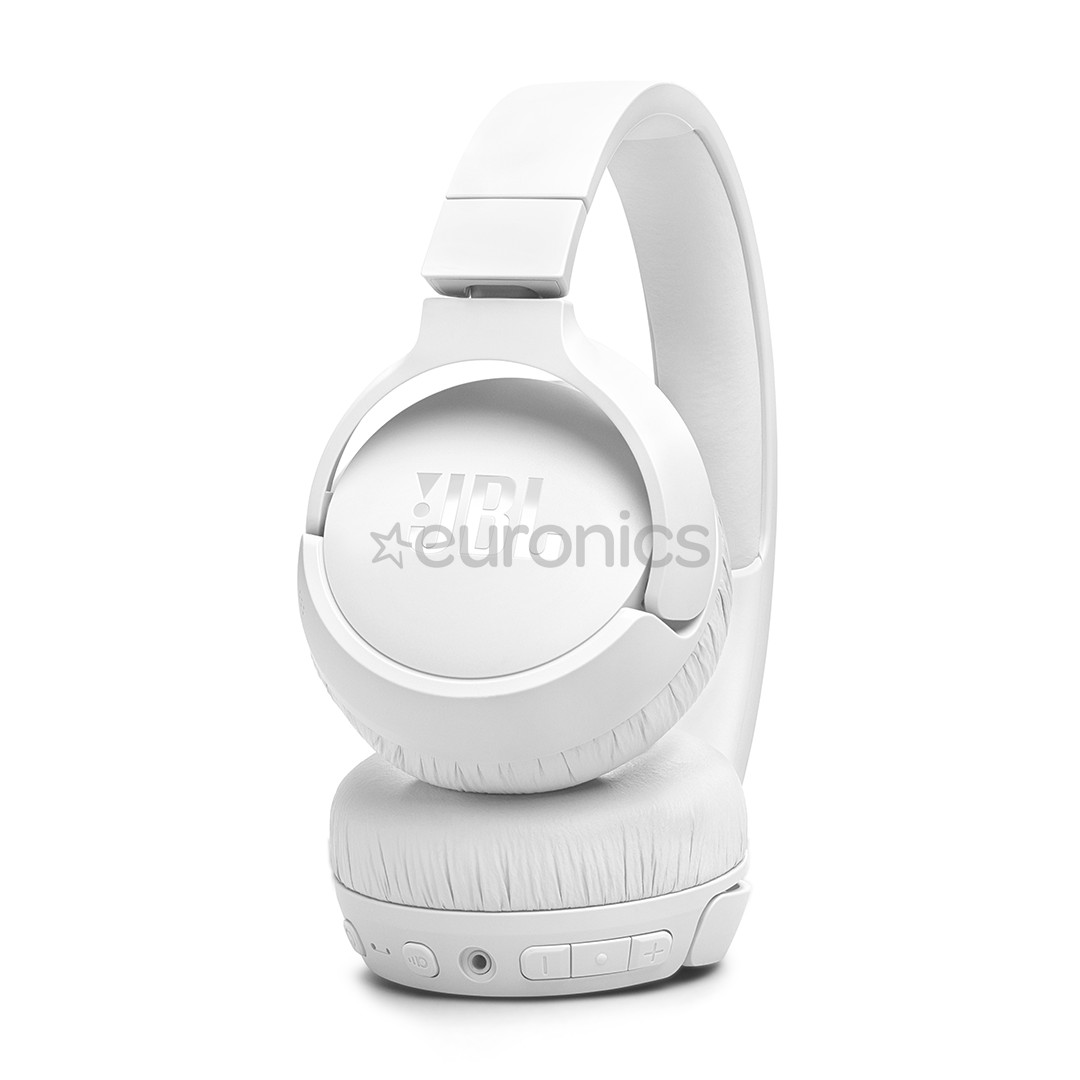 JBL Tune 670NC, адаптивное шумоподавление, белый - Накладные беспроводные наушники