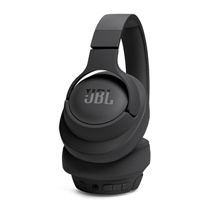 JBL Tune 720BT, must - Juhtmevabad üle kõrva kõrvaklapid