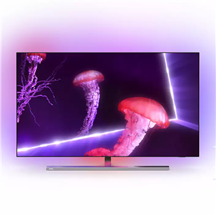 Philips OLED857, 65'', 4K UHD, OLED, central stand, gray - TV 65OLED857/12