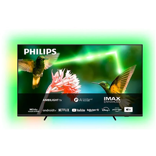 Philips PML9507, 55'', Ultra HD, MiniLED, feet stand, gray - TV 55PML9507/12