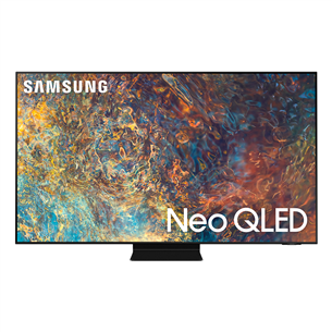 Samsung QN90A, 98'', 4K UHD, Neo QLED, jalg keskel, must - Teler QE98QN90AATXXH