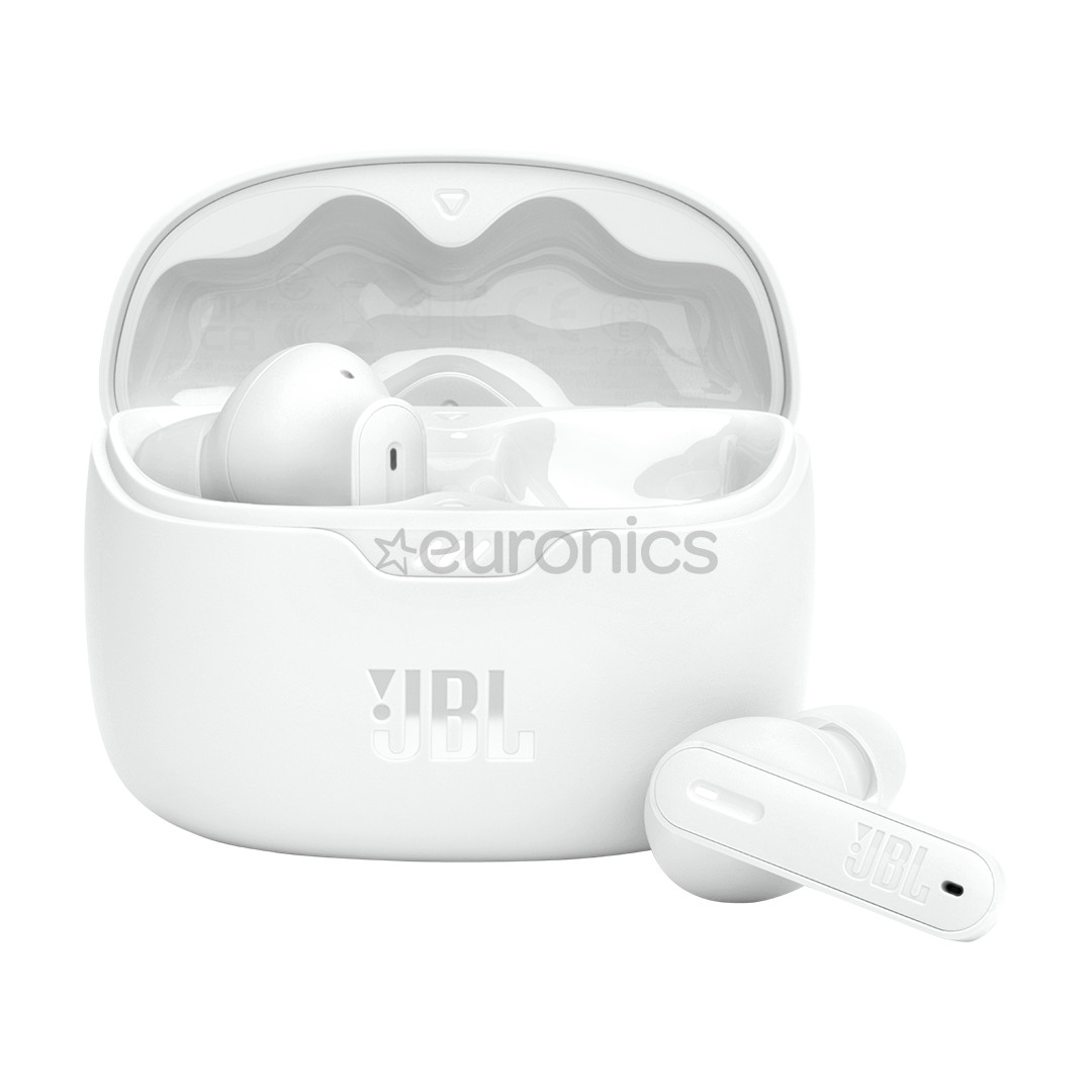 JBL Tune Beam, active noise cancelling, white - True Wireless Earbuds