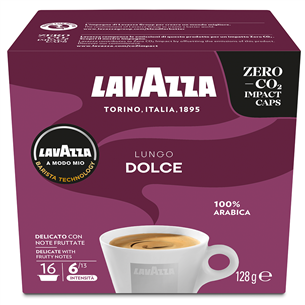 Lavazza A Modo Mio Lungo Dolce, 16 порций - Кофейные капсулы