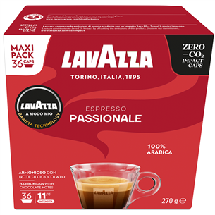 Lavazza A Modo Mio Passionale, 36 tk - Kohvikapslid