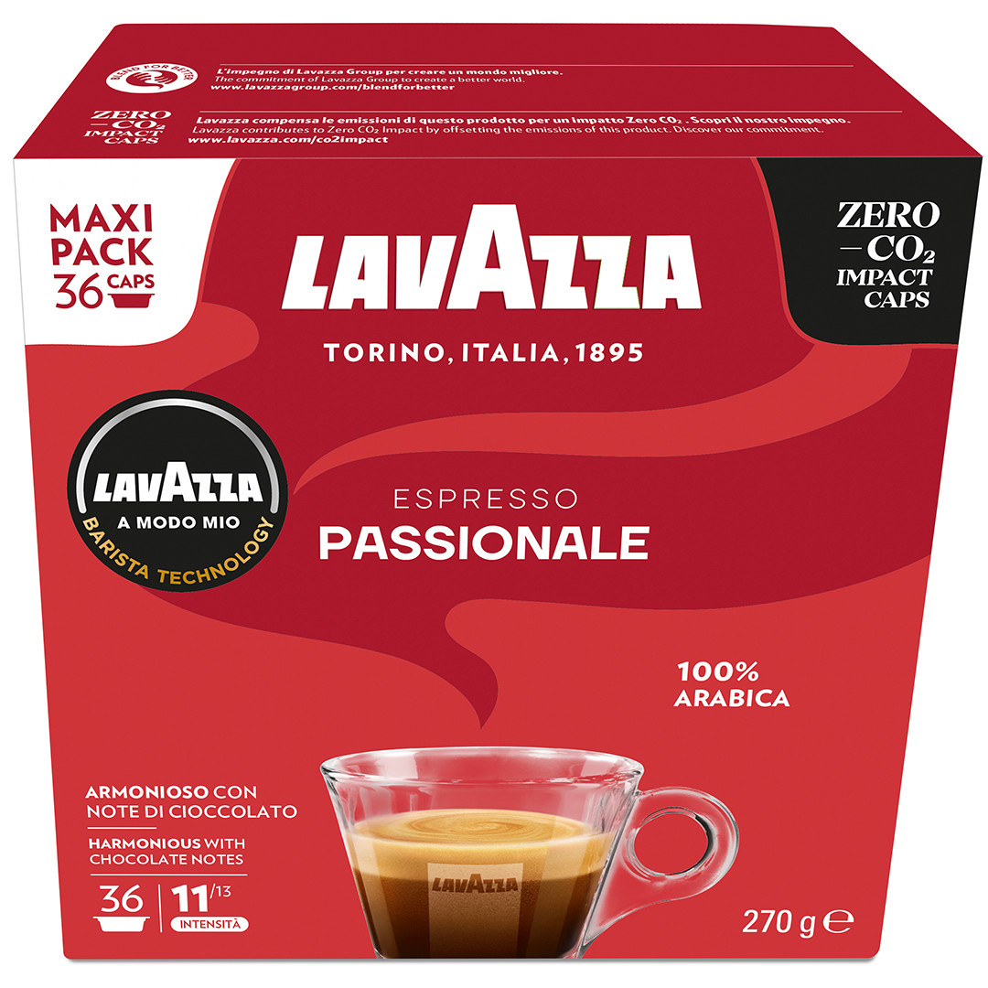 Lavazza A Modo Mio Passionale, 36 порций - Кофейные капсулы