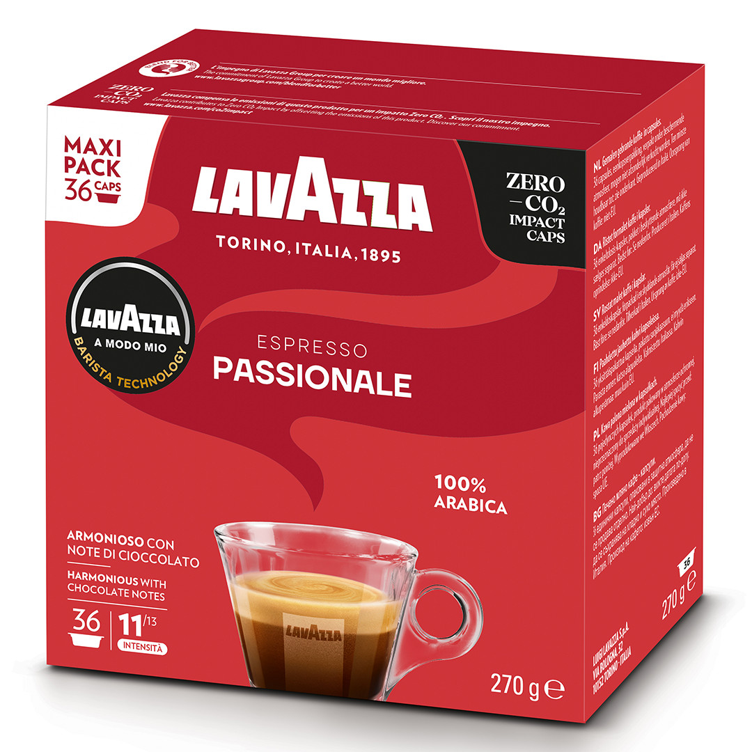 Lavazza A Modo Mio Passionale, 36 порций - Кофейные капсулы