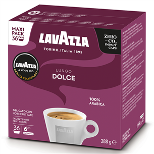 Lavazza A Modo Mio Lungo Dolce, 36 pcs - Coffee capsules