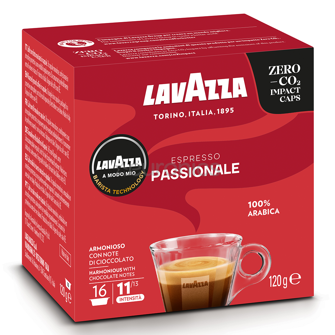 Lavazza A Modo Mio Passionale, 16 pcs Coffee capsules, 8000070086005 Euronics