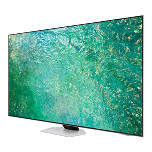 Samsung QN85C, 55'', 4K UHD, Neo QLED, jalg keskel, hõbedane - Teler