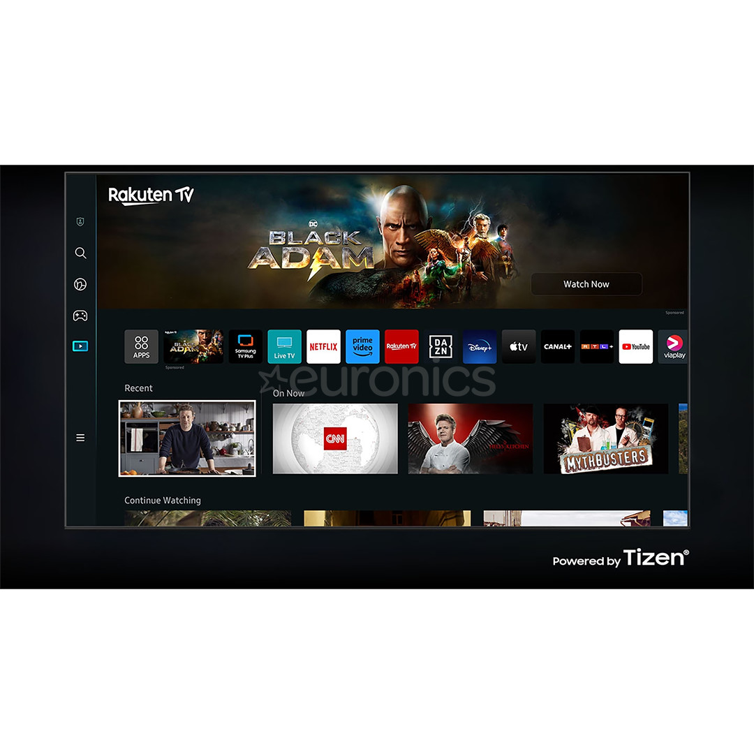Samsung QN85C, 85'', 4K UHD, Neo QLED, jalg keskel, hõbedane - Teler