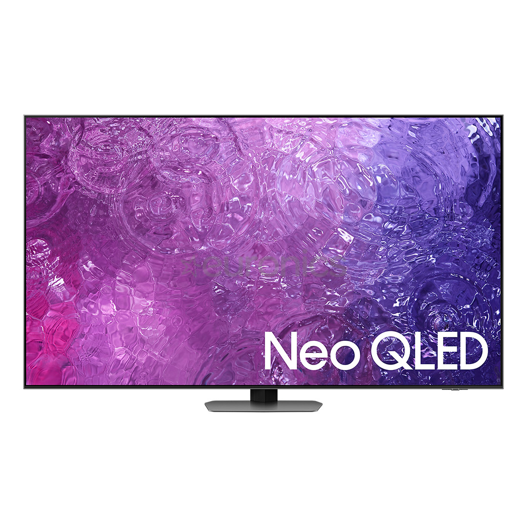 Samsung QN90C, 75'', 4K UHD, Neo QLED, jalg keskel, tumehall - Teler