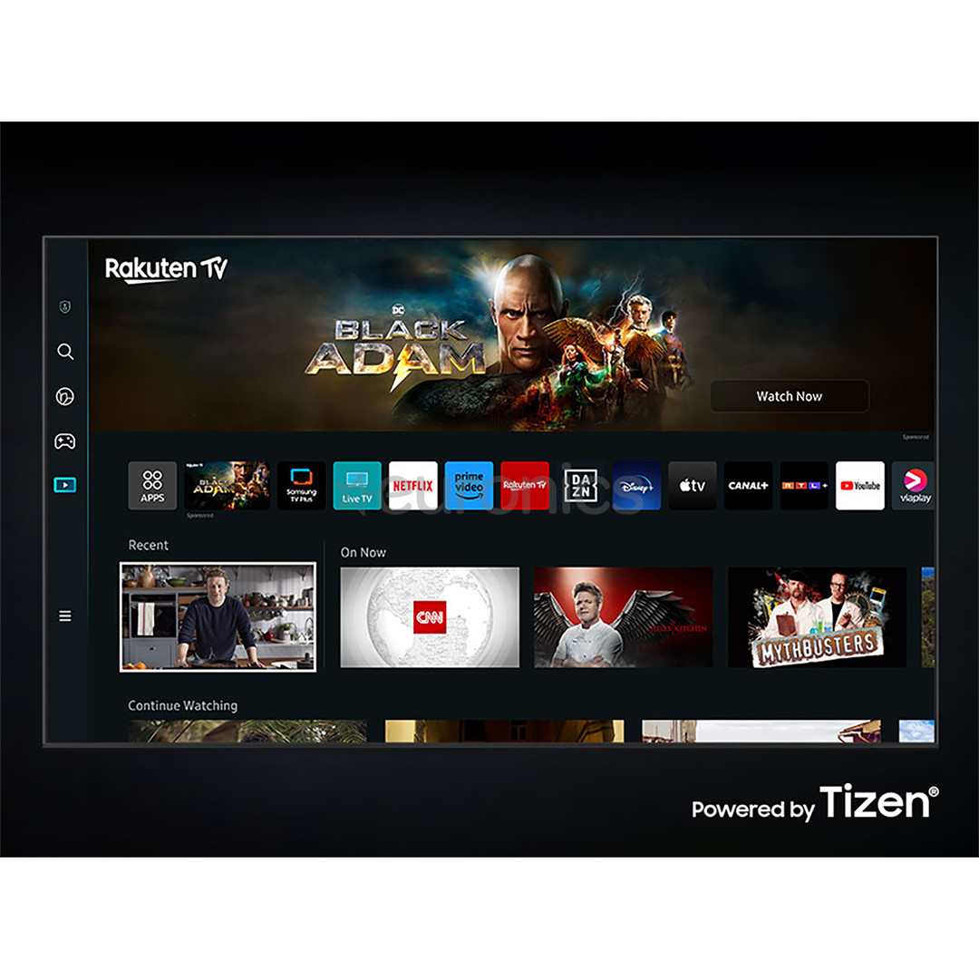 Samsung QN90C, 75'', 4K UHD, Neo QLED, jalg keskel, tumehall - Teler