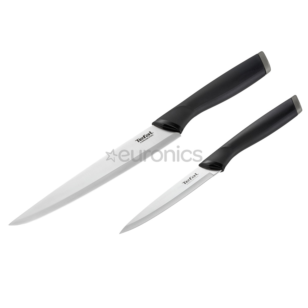 Tefal Essential, 2 pcs, black - Knives set