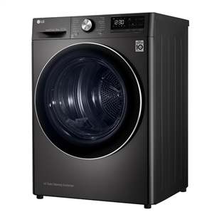 LG, 9 kg, depth 66 cm, black - Clothes Dryer