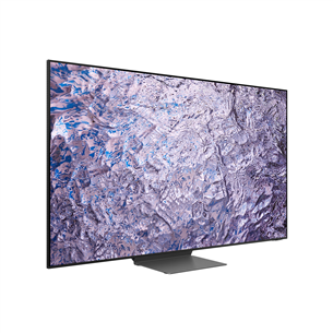 Samsung QN800C, 65", 8K, Neo QLED, jalg keskel, must - Teler