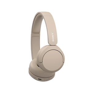 Sony WH-CH520, beež - Juhtmevabad kõrvaklapid