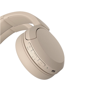 Sony WH-CH520, beige - Wireless headphones