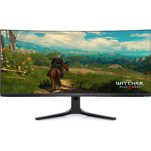 Dell Alienware AW3423DWF, nõgus, 34", UWQHD, 165 Hz, OLED, must - Monitor