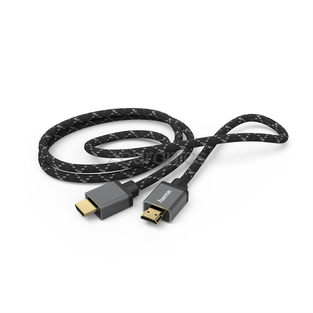Hama Ultra High Speed, 8K, gold-plated, 1 m, gray - Cable