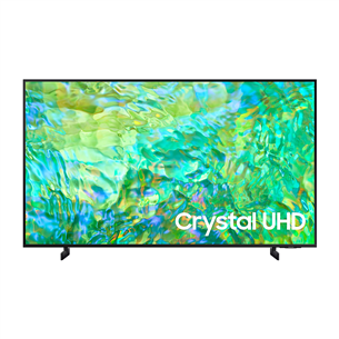 Samsung Crystal CU8000, 43'', Ultra HD, LED LCD, jalad äärtes, must - Teler