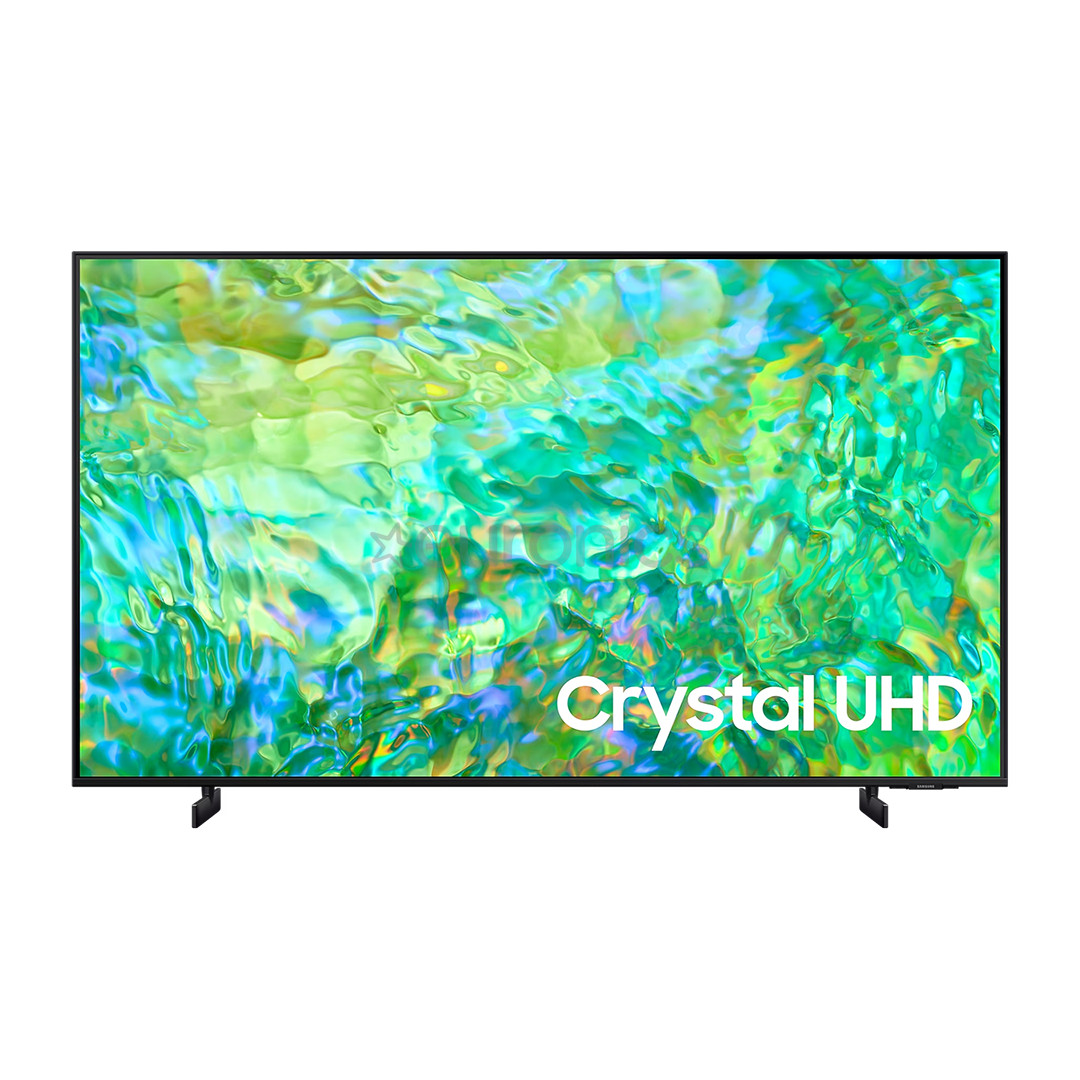 Samsung Crystal CU8000, 43'', Ultra HD, LED LCD, jalad äärtes, must - Teler