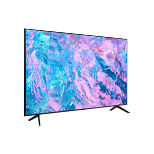 Samsung Crystal CU7102, 85'', 4K UHD, LED LCD, боковые ножки, черный - Телевизор