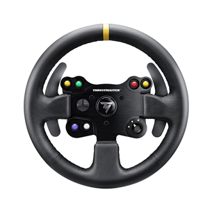 Thrustmaster Leather 28 GT Wheel Add-on, must - Simulaatori roolilisand 3362934001186