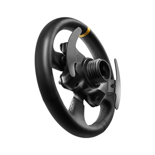 Thrustmaster Leather 28 GT Wheel Add-on, must - Simulaatori roolilisand