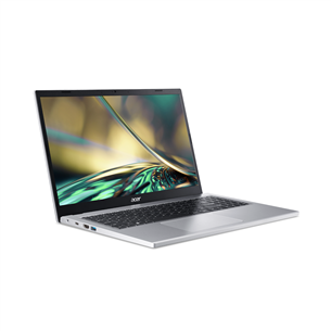 Acer Aspire 3, 15,6", Ryzen 5, 8 GB, 512 GB, W11H, SWE, hõbe - Sülearvuti