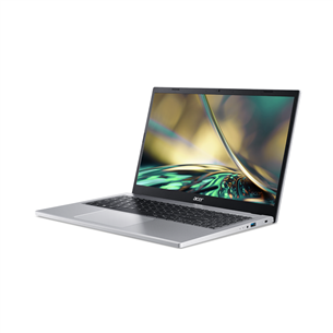 Acer Aspire 3, 15,6", Ryzen 5, 8 ГБ, 512 ГБ, W11H, SWE, серебристый - Ноутбук