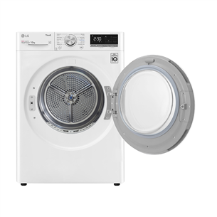 LG, Heat pump, 10 kg, depth 66 cm - Clothes dryer