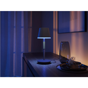 Philips Hue Go, White and Color Ambiance, black/gray - Portable desk lamp
