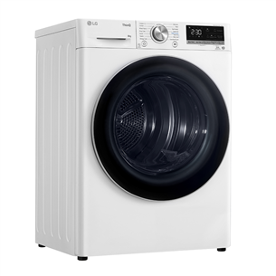 LG, Heat pump, 8 kg, depth 66 cm - Clothes dryer