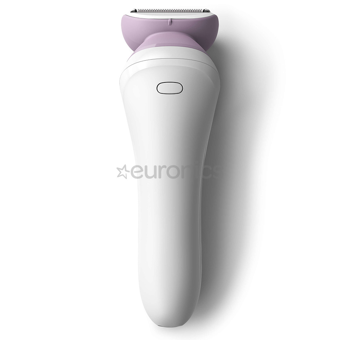 Philips Lady Shaver Series 6000, märg- ja kuivkasutus, valge/lilla - Juhtmevaba raseerija