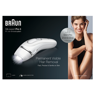 Braun Silk-expert Pro 3 IPL, valge - Fotoepilaator