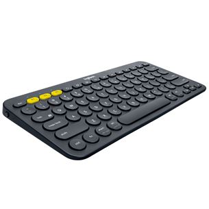 Logitech K380, US, must - Juhtmevaba klaviatuur