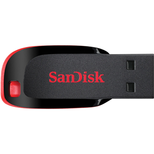 SanDisk Cruzer Blade, USB-A, 16 GB, must - Mälupulk SDCZ50-016G-B35