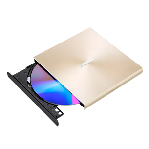 ASUS ZenDrive U8M, USB-C, золотистый - Внешний читающий/пишущий привод DVD