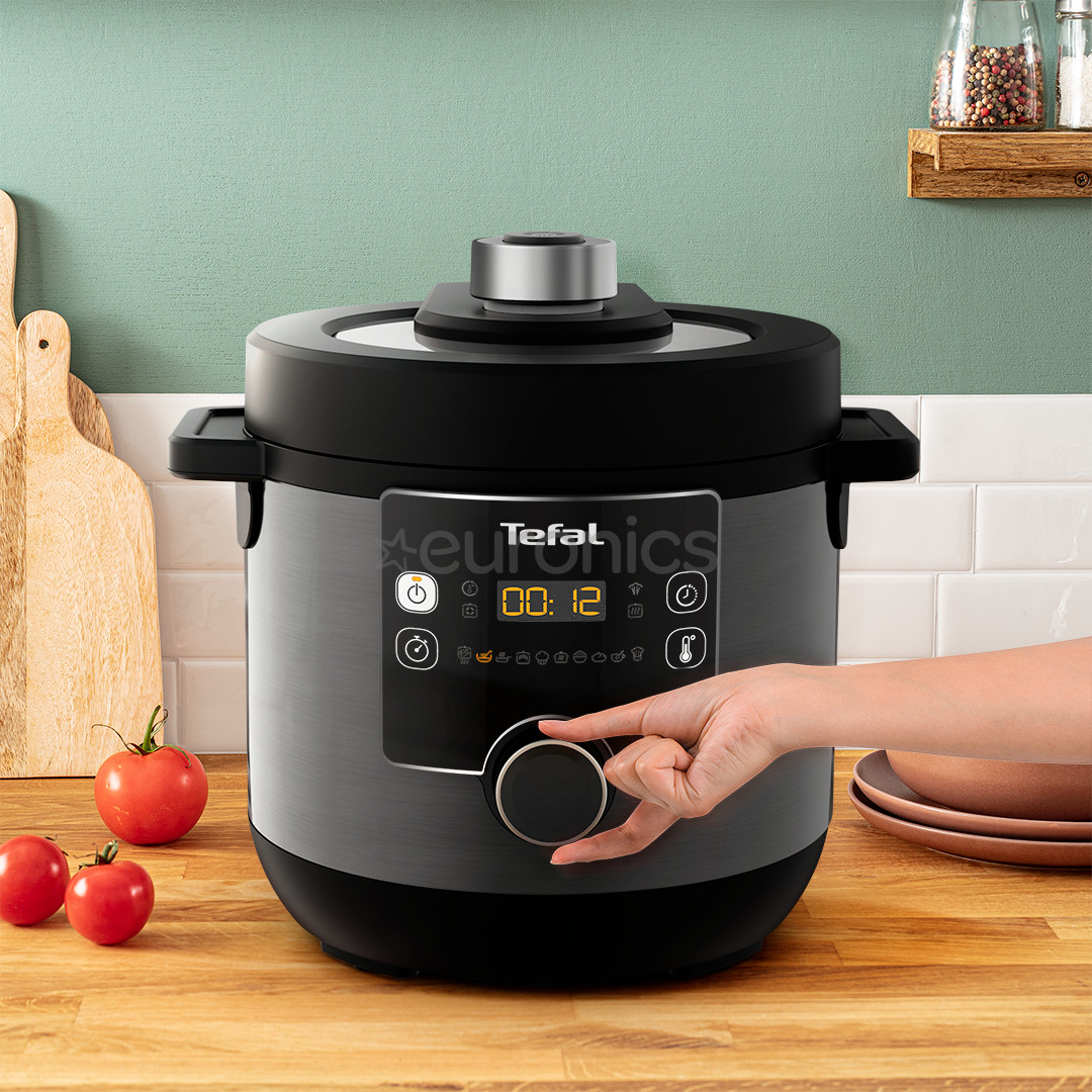 Tefal Turbo Cuisine & Fry, 1200 W, black - Pressure cooker