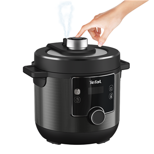 Tefal Turbo Cuisine & Fry, 1200 W, must - Multi- ja survekeetja