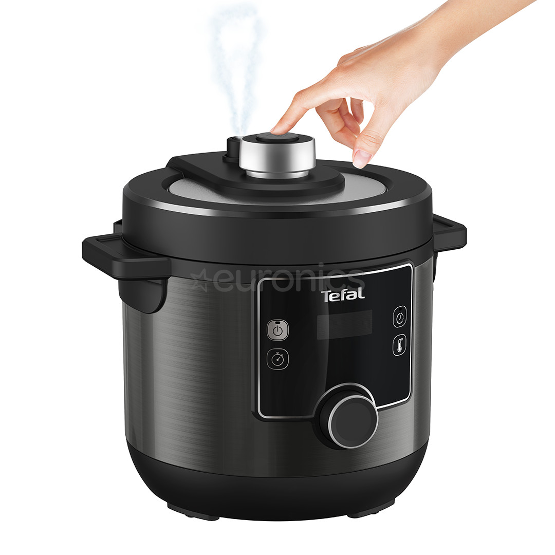 Tefal Turbo Cuisine & Fry, 1200 W, black - Pressure cooker