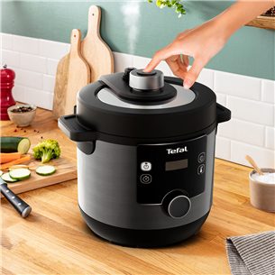 Tefal Turbo Cuisine & Fry, 1200 W, black - Pressure cooker