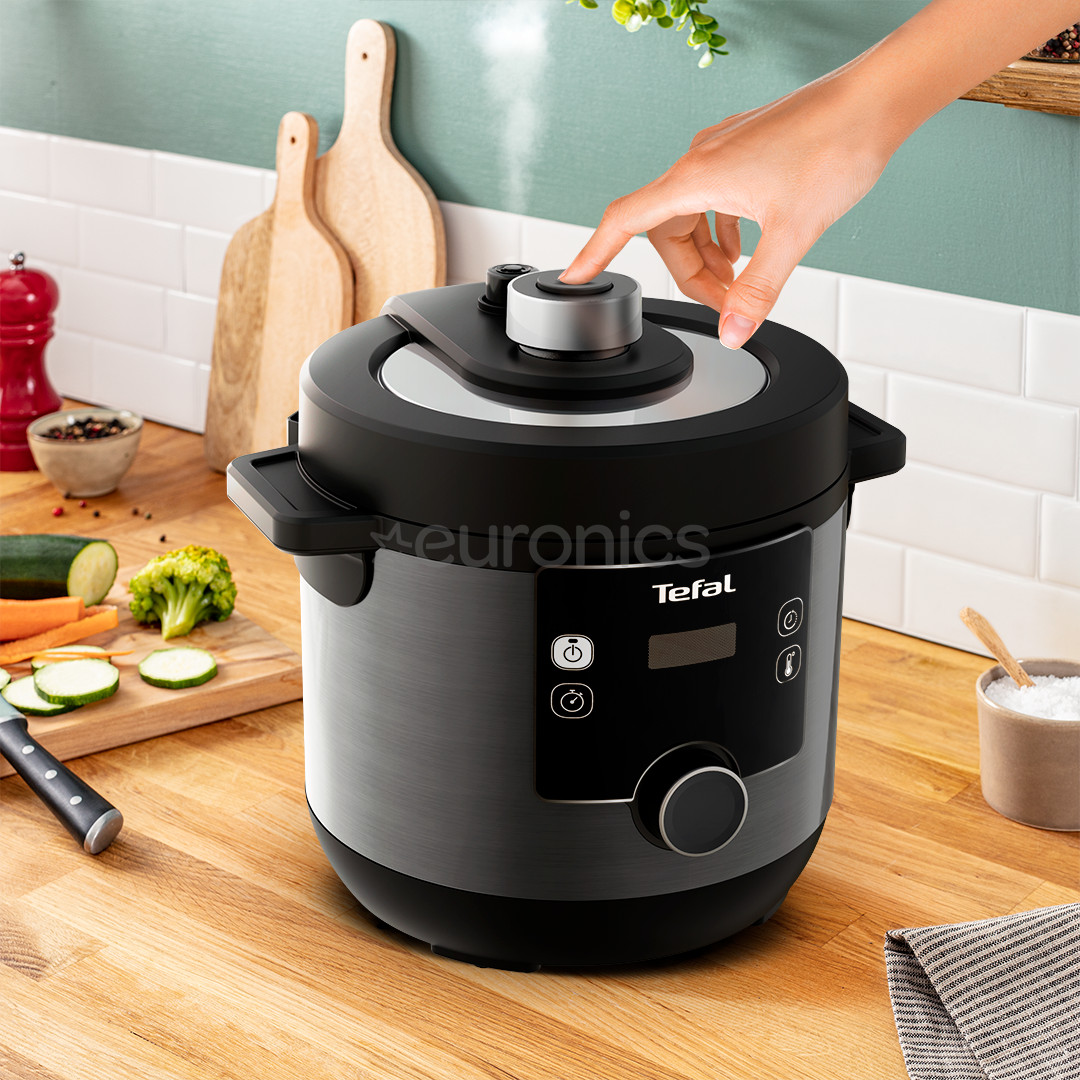 Tefal Turbo Cuisine & Fry, 1200 W, black - Pressure cooker