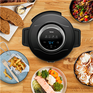 Tefal Turbo Cuisine & Fry, 1200 W, must - Multi- ja survekeetja